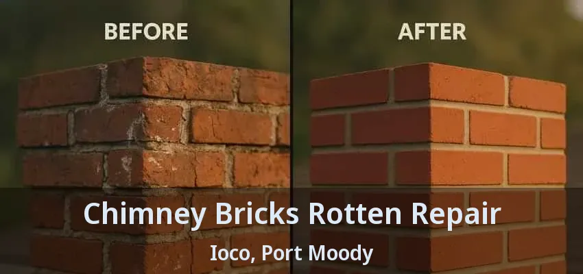 Chimney Bricks Rotten Repair Ioco, Port Moody - BC