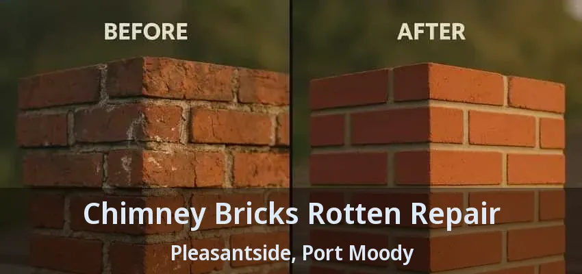 Chimney Bricks Rotten Repair Pleasantside, Port Moody - BC