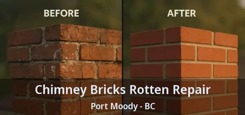 Chimney Bricks Rotten Repair Port Moody - BC