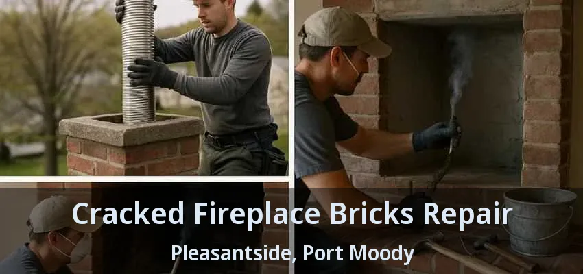 Cracked Fireplace Bricks Repair Pleasantside, Port Moody - BC