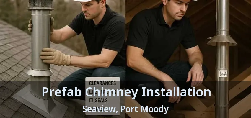 Prefab Chimney Installation Seaview, Port Moody - BC